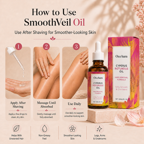 SmoothVeil Oil – No More Daily Shaving